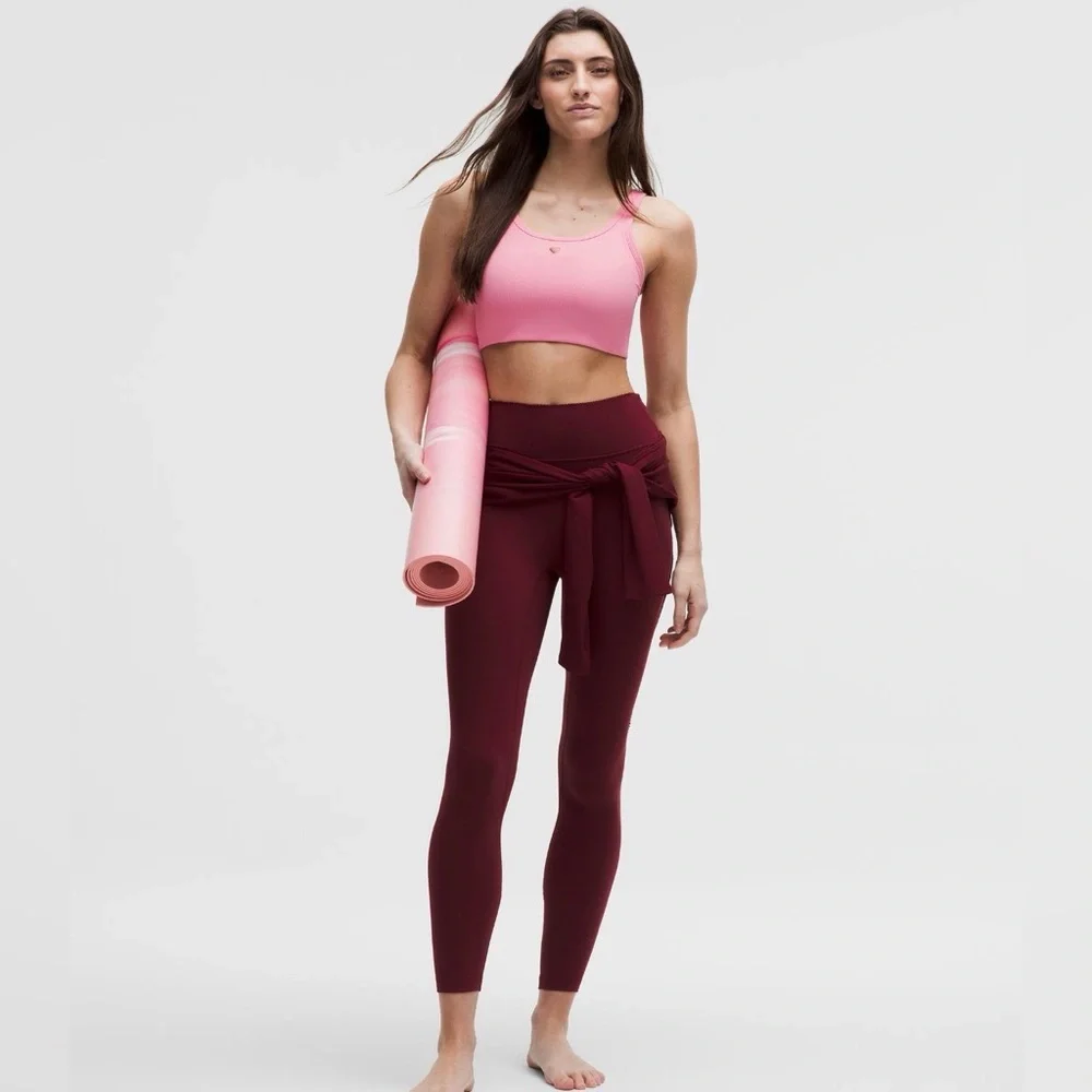 Lululemon Athletica Nulu Ribbed Scoopneck Bra Light Support B/C Cup Heart NWT - Picture 3 of 6